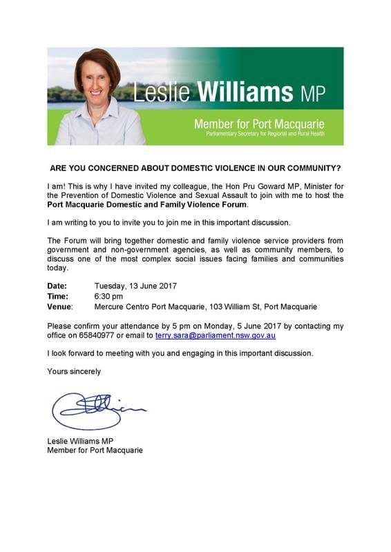 Port Macquarie Domestic Violence Forum Port Macquarie Domestic Violence Forum